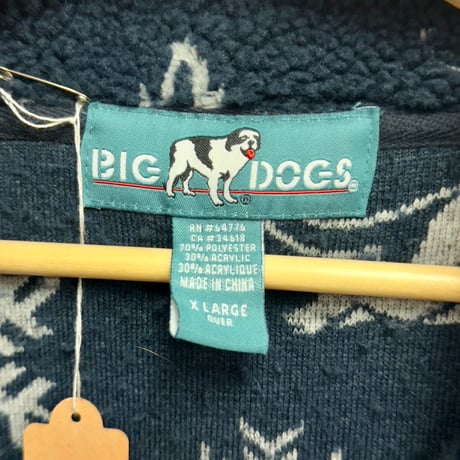 BIG DOG half zip fleece