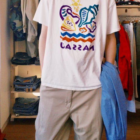 すぐ着れるset" shirt × Tee × pants