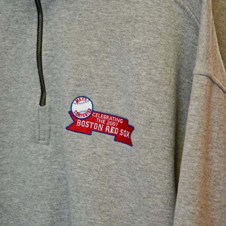 BOS REDSOX half zip sweat