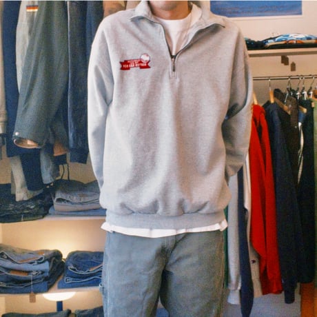 BOS REDSOX half zip sweat