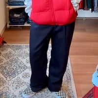 slacks pants black