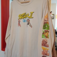 street fighter Ⅱ long sleeve T-shirt