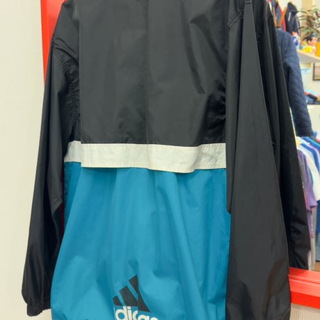 adidas half zip nylon jacket