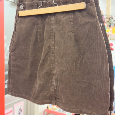 corduroy short skirt