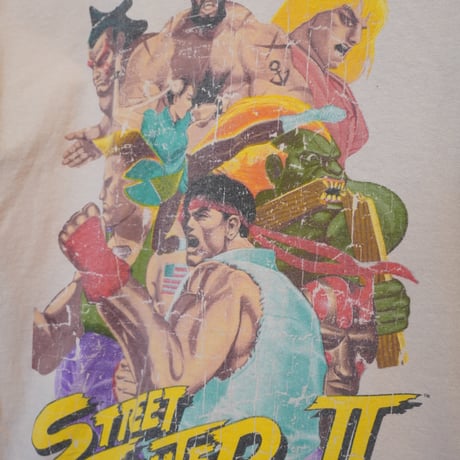 street fighter Ⅱ long sleeve T-shirt