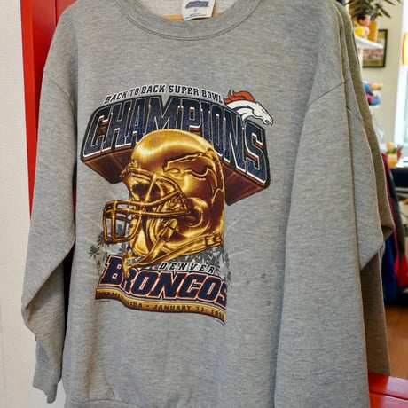 NFL Broncos sweat