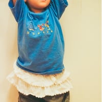 【kids】made in USA 刺繍Tシャツ
