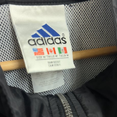 adidas half zip nylon jacket