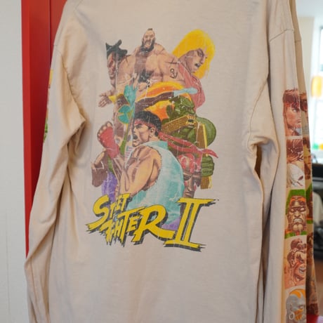 street fighter Ⅱ long sleeve T-shirt