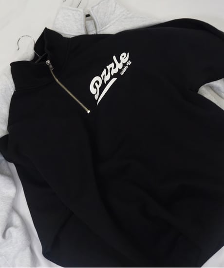 LOGO HALF ZIP SWEAT