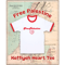 Free Palestine Keffiyeh Heart Tee \"Palestine Red\"