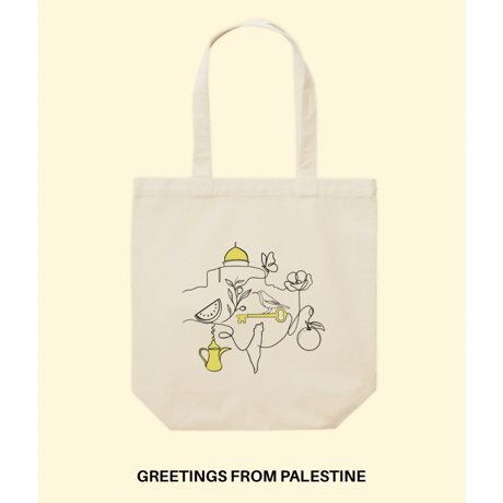 My Favorite Palestine / Greetings From Palestine キャンバストート