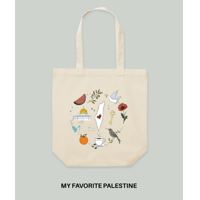 My Favorite Palestine / Greetings From Palestine キャンバストート