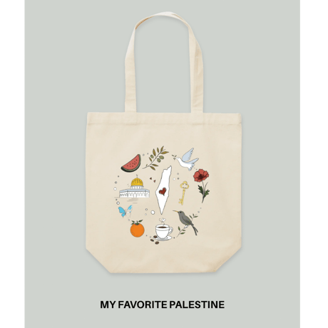 My Favorite Palestine / Greetings From Palestine キャンバストート