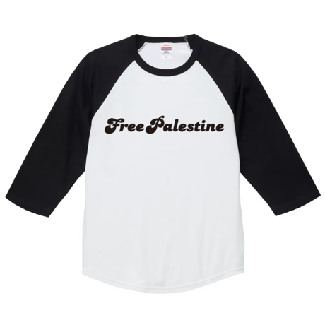 Free Palestine Raglan Tee（フリーパレスチナ・ラグランTシャツ）
