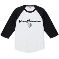 Free Palestine Raglan Tee（フリーパレスチナ・ラグランTシャツ）