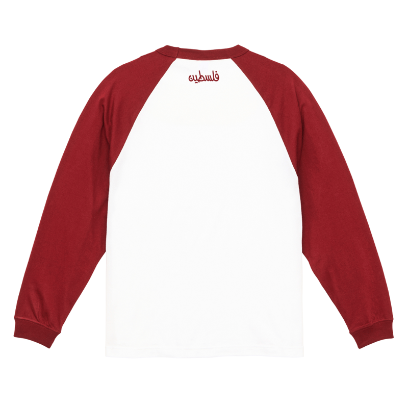 LOVE Heart of Falestin long sleeve raglan Tee（ラ