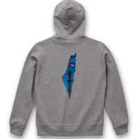 Palestine Will Remain Zip up Hoodie（パレスチナは存り続ける・ジップアップ・パーカ )
