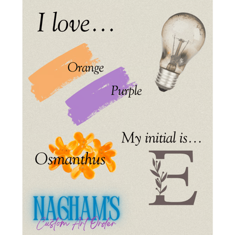 Nagham’s Custom Artwork / ナガムのオリジナルアート