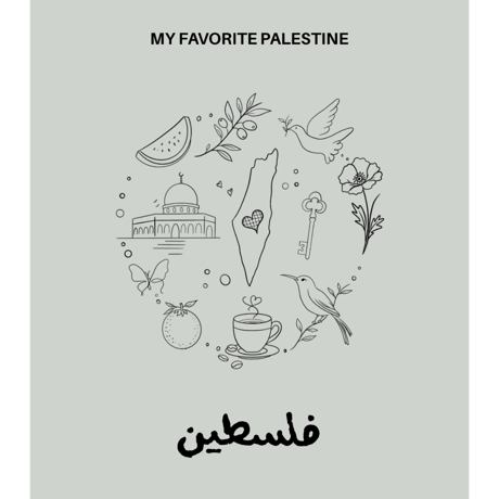 全８色 My Favorite Palestine Colorful Tote | 私の大好きなパレスチナカラフルトート