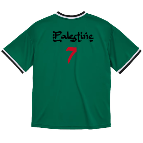 Team Palestine Football Shirt / チーム・パレスチナ サッカーシャツ（全５色）