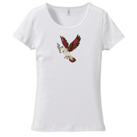 Bird of Freedom 自由の鳥  Tシャツ（ぴったりフィット）