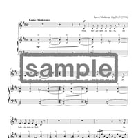 L. マデトヤ - L. Madetoja : 冬の月光の下で Talvikuutamolla