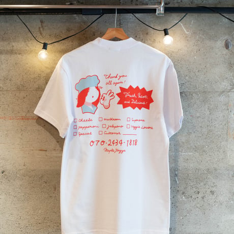 Souvenir T-Shirt 【a】 Ichijo Hikaru × Maple Pizza