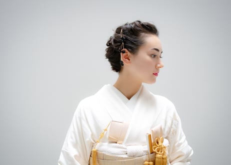 下がり玉簪　- 黒 -