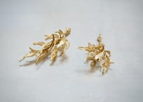 ［中］花挿 松竹梅　- 真鍮平織金銀よりどり1点 -