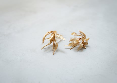 ［小］花挿 松竹梅　- 真鍮平織金銀よりどり3点 -