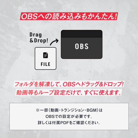 格闘ゲーム・eスポーツ専用配信画面セット【レッド】待機/終了/配信画面/トランジション/音楽BGM他