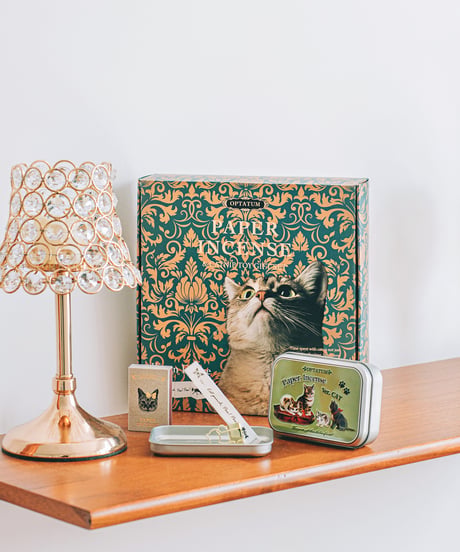 OPTATUM Paper Incnese Pet kitten dance set | オプタウム ペーパーインセンス ペットキトゥンダンスセット 48回分