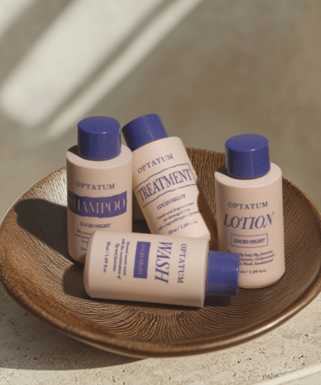 OPTATUM Perfume Hair＆Body Travel Kit Lucid Night | オプタウム パフューム ボディ＆ヘアケアトラベルキット ルシッドナイト 50ml×4種