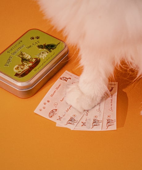 OPTATUM Paper Incnese Pet kitten dance set | オプタウム ペーパーインセンス ペットキトゥンダンスセット 48回分