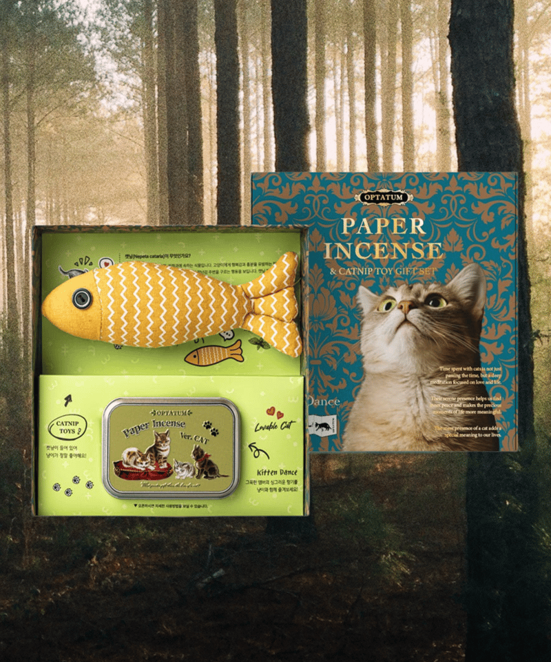 OPTATUM Paper Incnese Pet kitten dance set | オプ