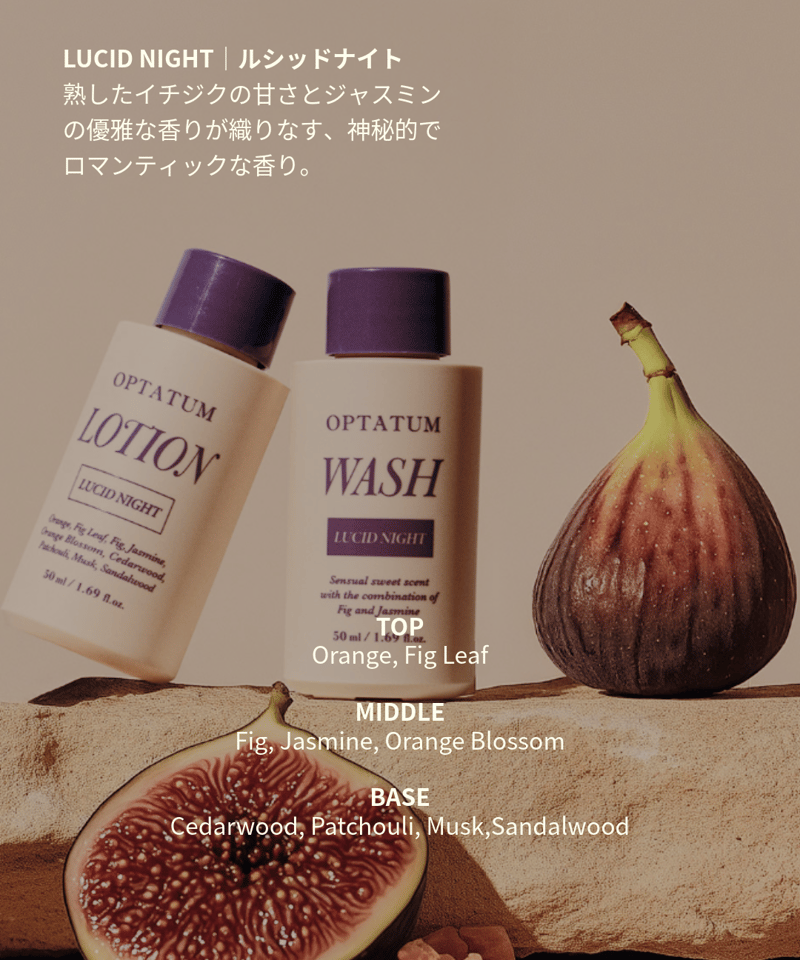 OPTATUM Perfume Hair＆Body Travel Kit Lucid Nigh