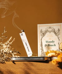 OPTATUM Paper Incnese Woody and Peach｜オプタウム ペーパーインセンス ウッディ&ピーチ 48回分