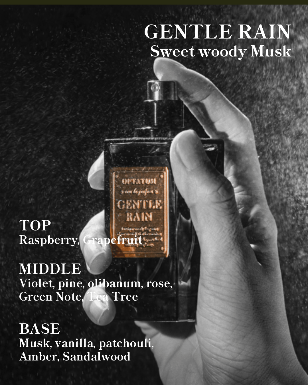 OPTATUM Eau de Perfume Gentle Rain｜オプタウム オードパフュ