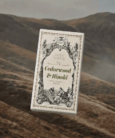 OPTATUM Paper Incnese Cedarwood & Hinoki｜オプタウム ペーパーインセンス シダーウッド&ヒノキ 48回分