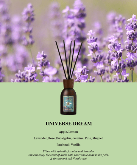 OPTATUM Diffuser universe dream｜オプタウム ディフューザー ユニバースドリーム 150ml