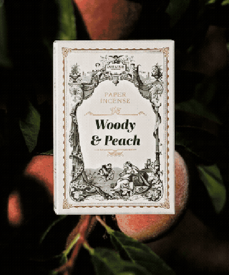 OPTATUM Paper Incnese Woody and Peach｜オプタウム ペーパーインセンス ウッディ&ピーチ 48回分