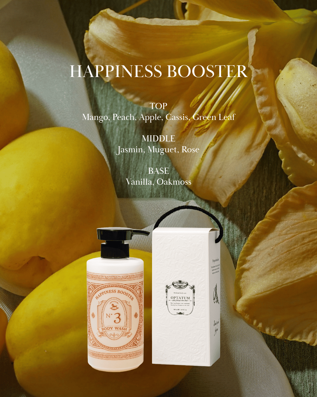 OPTATUM Body Wash Happiness booster｜オプタウム ボディウォ