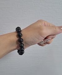 シュンガイトブレスレット