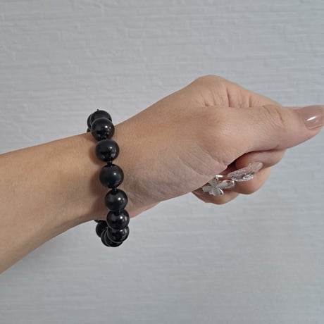 tamagoロシア産シュンガイト　ブレスレット　8-43 シュンガイト ブレスレット | 榎本通商