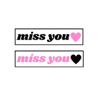 miss you BLK＆PNK
