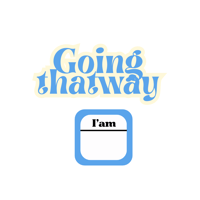 BLUE sticker set