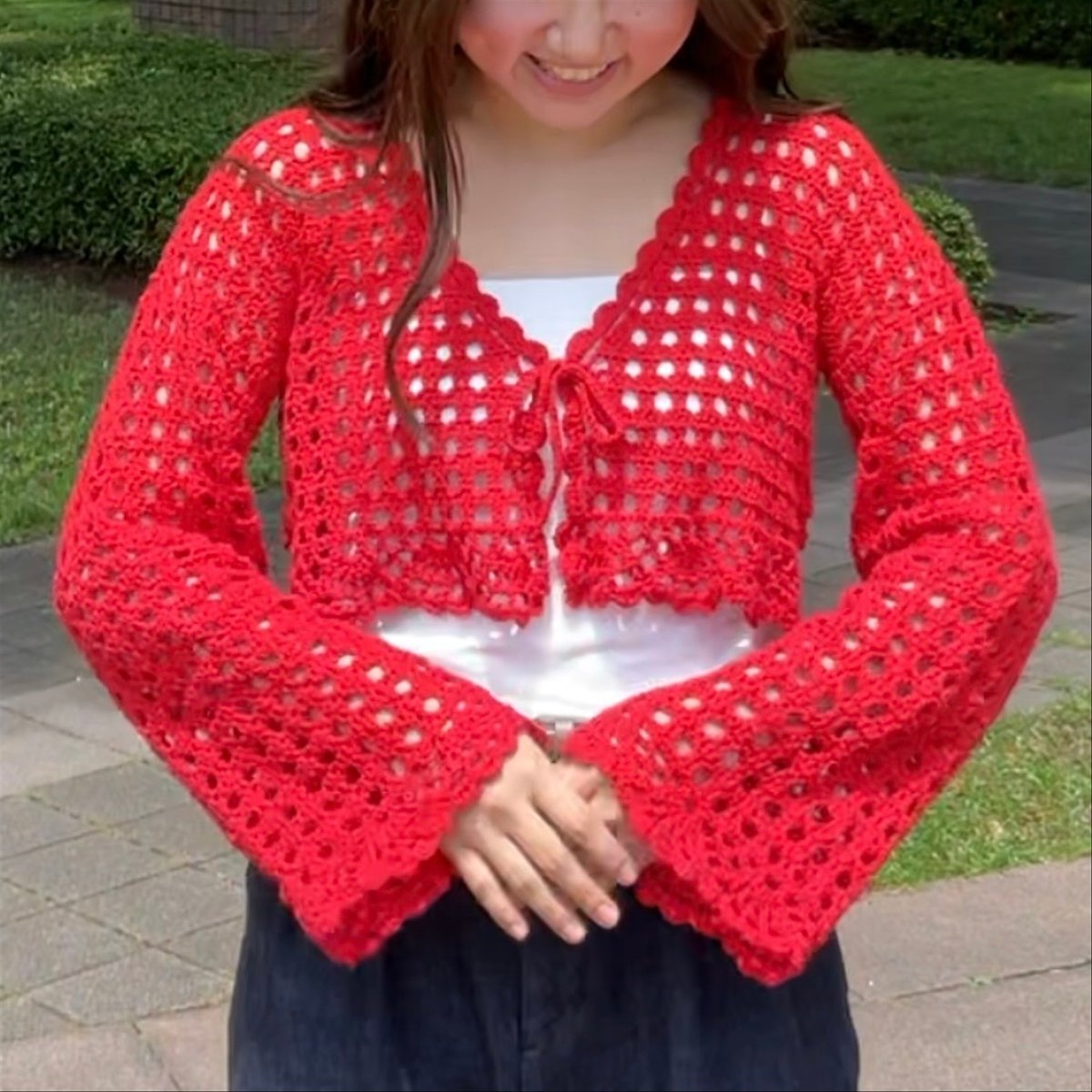 夏のさざなみカーディガンのレシピ | mai kuma's pattern shop