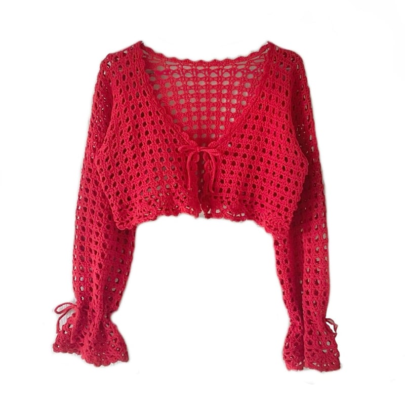 夏のさざなみカーディガンのレシピ | mai kuma's pattern shop