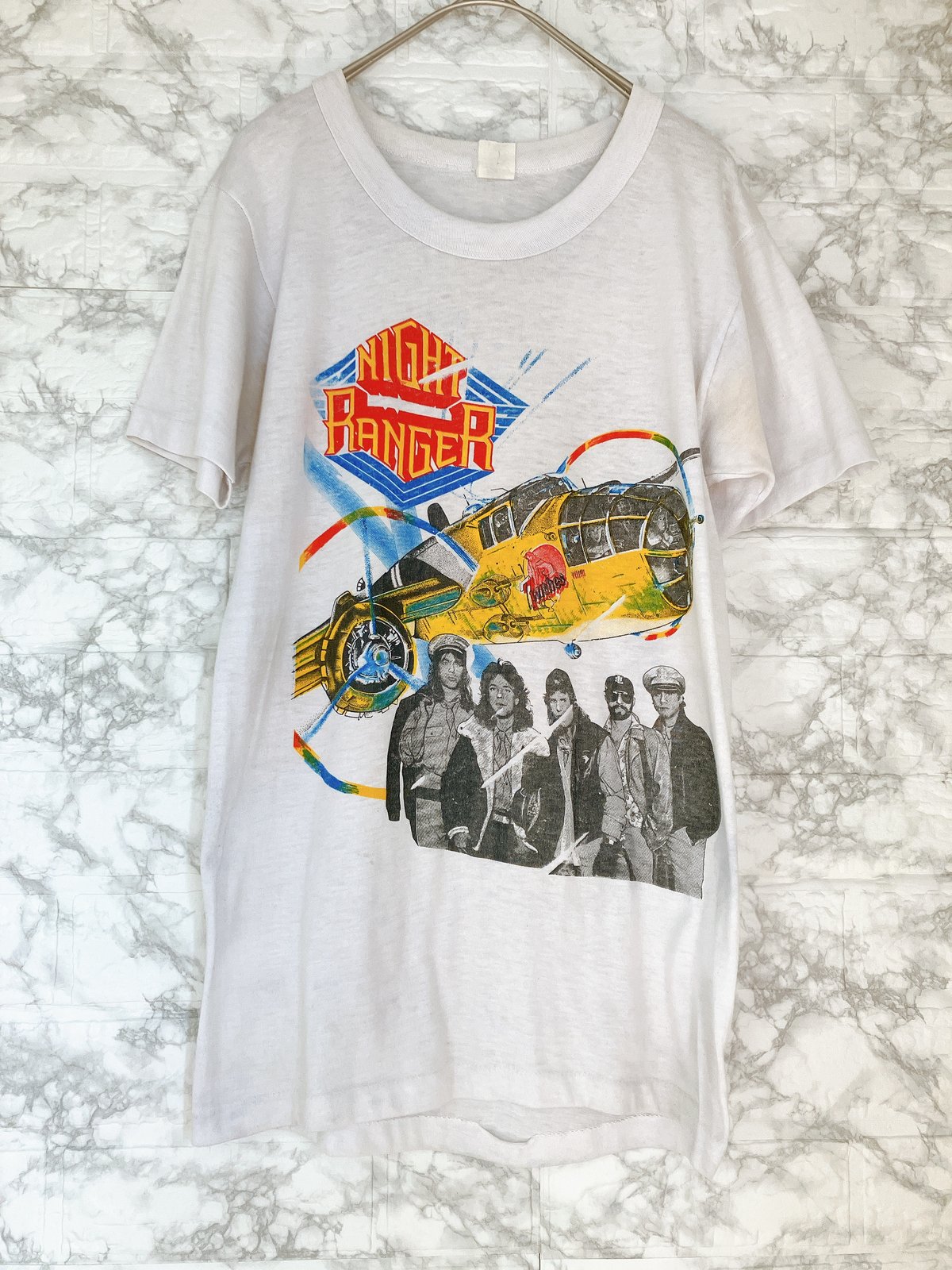 USA Vintage Night Ranger Band T-Shirt/wr55 | WR USA Vintage Night Ranger Band T-Shirt/wr55 | WR